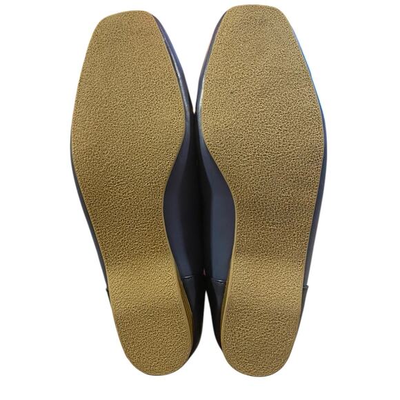 Harborsides Libbie Womens Loafers 11M Blue Black Faux Leather Slip On Shoes - Picture 7 of 9